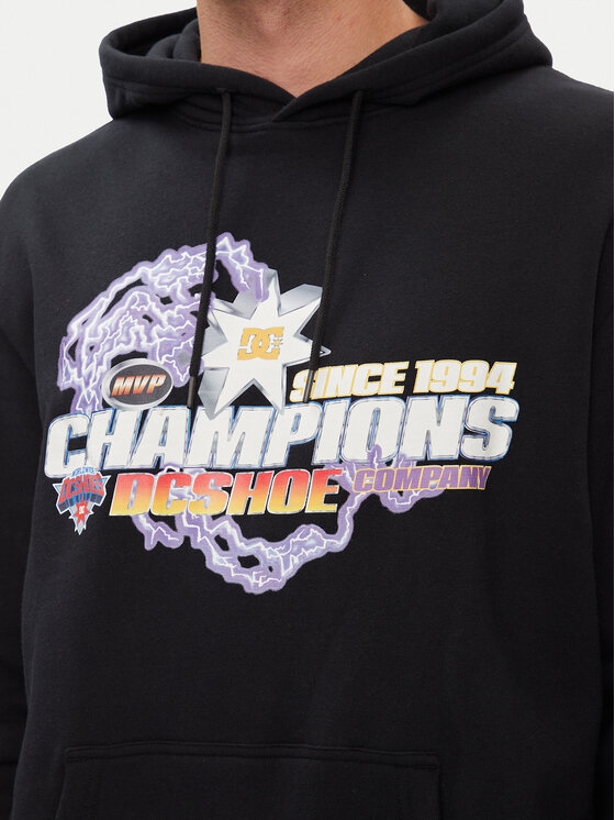 DC Shoes DC Shoes Sweatshirt The Champs Ph ADYSF03120 Schwarz Relaxed Fit