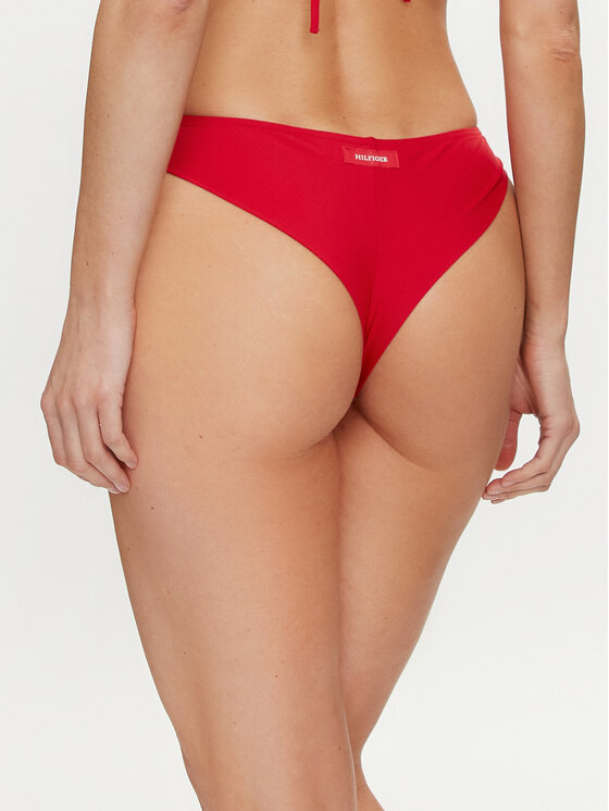 Tommy Hilfiger Tommy Hilfiger Dół od bikini UW0UW05304 Czerwony
