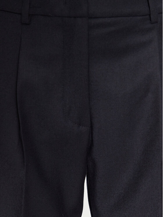 Weekend Max Mara Weekend Max Mara Pantaloni di tessuto Caldaia 2425136132 Blu scuro Straight Fit
