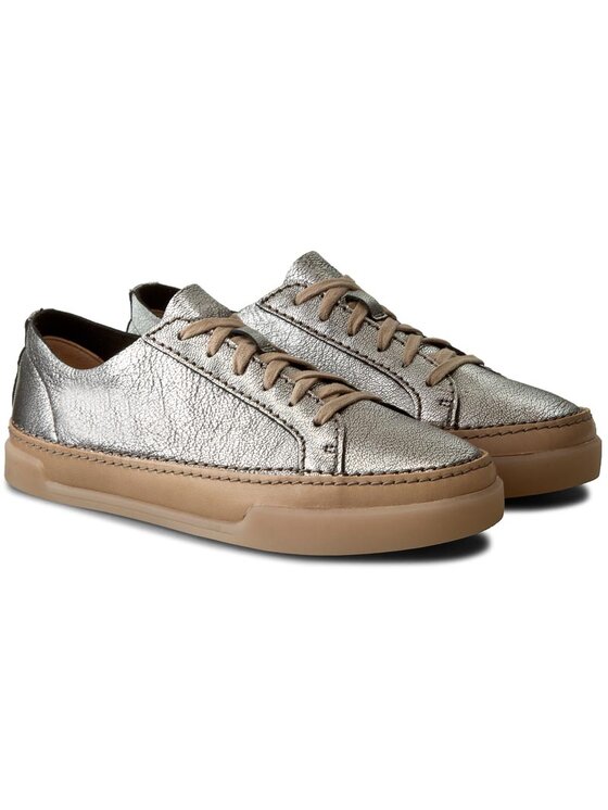 Clarks P buty Hidi Holly 261258954 Srebrny Modivo.pl