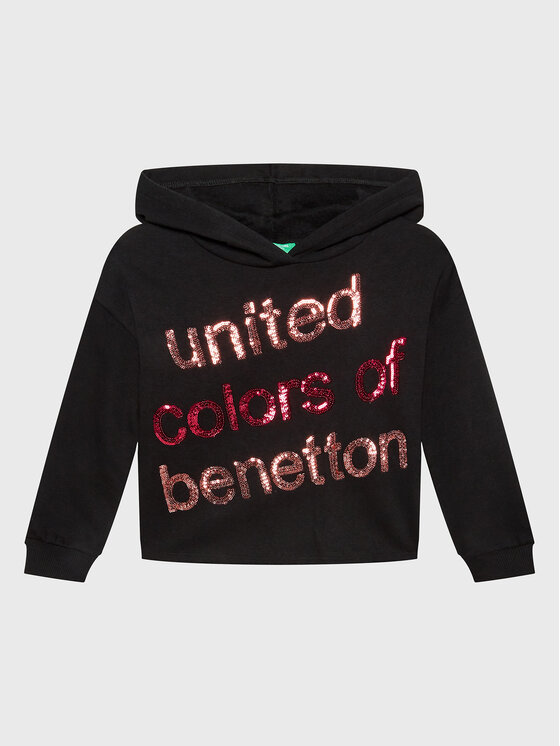 United Colors Of Benetton United Colors Of Benetton Світшот 35TMC201N Чорний Regular Fit
