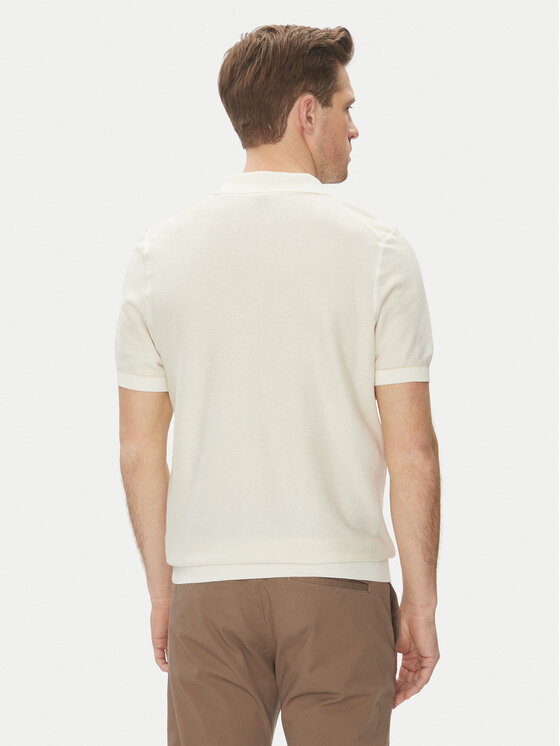 BOSS BOSS Polo H-Jianluca 50537654 Biały Regular Fit