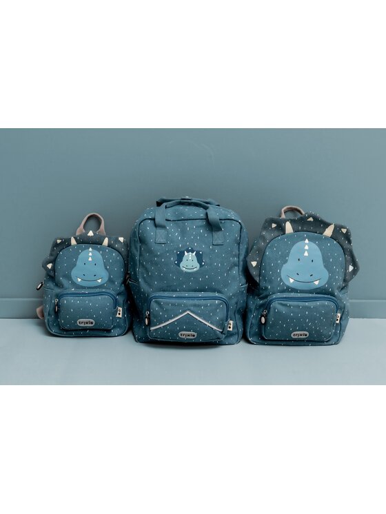 Trixie Baby Trixie Baby Plecak Szkolny Mały plecak - Triceratops Granatowy