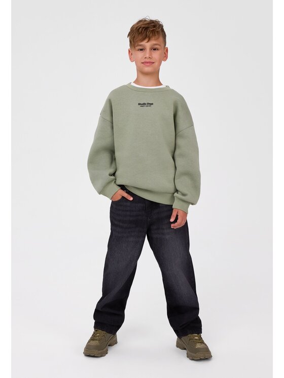 minoti minoti Jeansy 33JEAN251 Czarny Baggy Fit