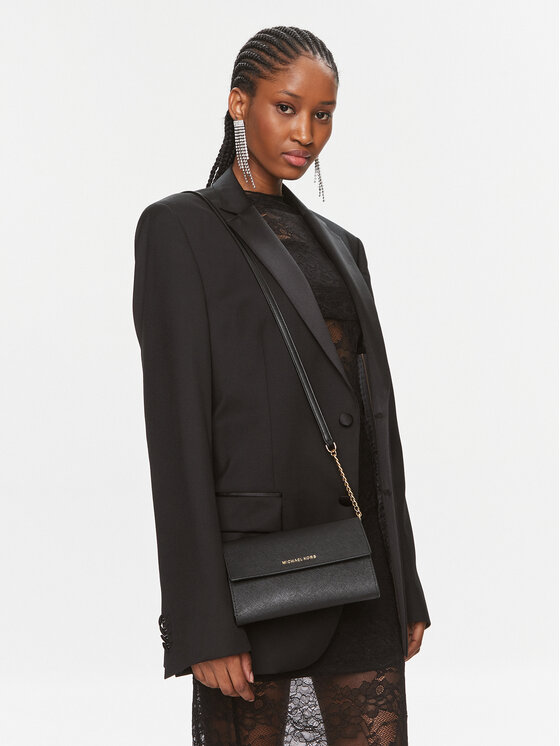 MICHAEL Michael Kors MICHAEL Michael Kors Ročna torba Jet Set 32R4GJ6C9L Črna