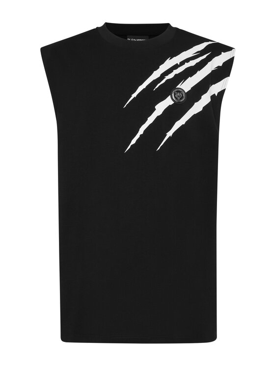 Plein Sport Plein Sport Tank top 28357 Czarny Regular Fit