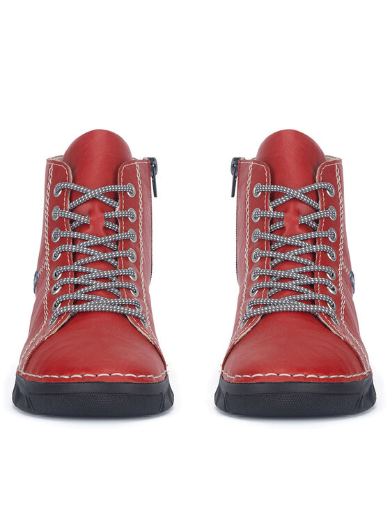 Rieker Rieker Botine 55020-33 Roșu