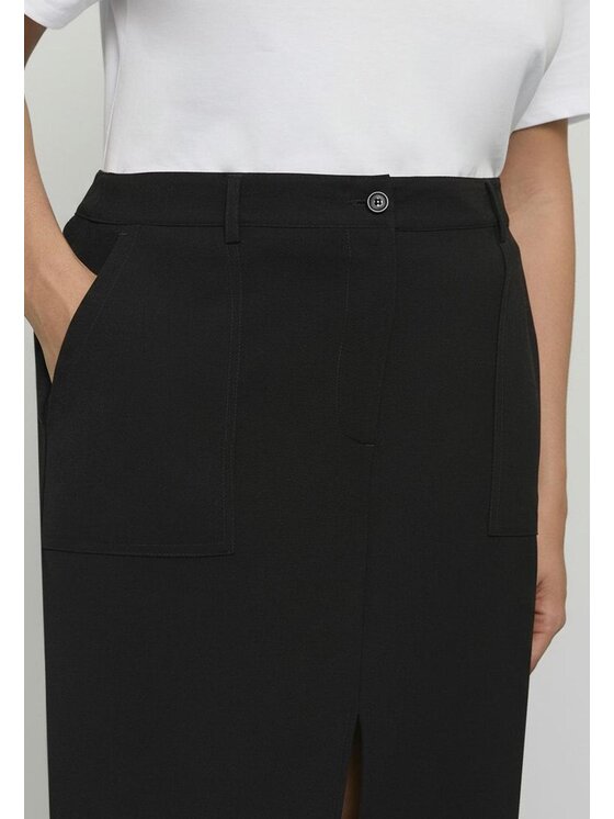 Fiorella Rubino Fiorella Rubino Gonna midi 1014T000368N033 Nero Slim Fit