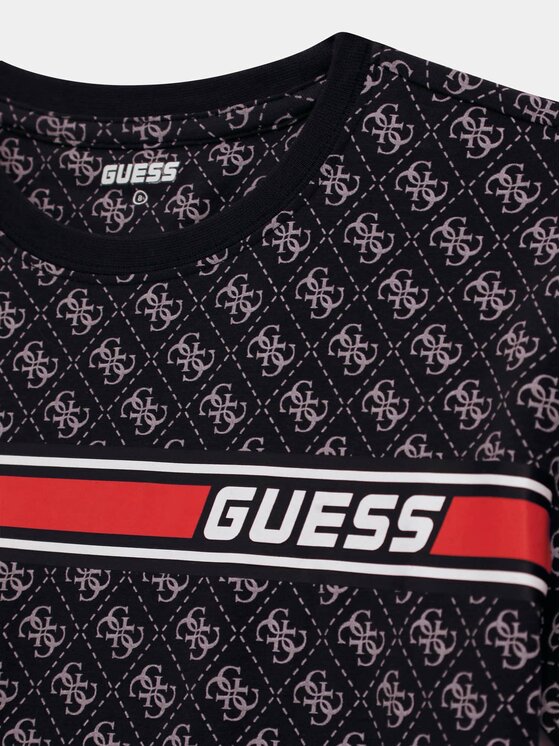 Guess Kids Guess Kids T-Shirt 166053 Czarny Classic Fit
