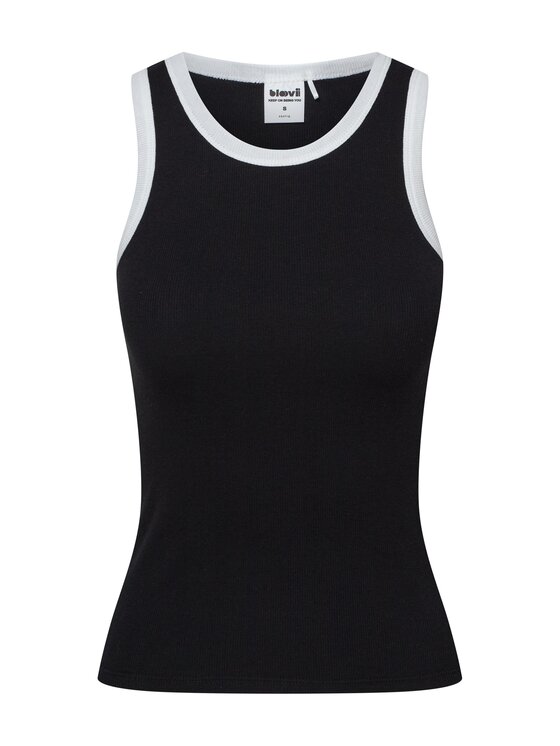 Esotiq Esotiq Top 43764 Czarny Regular Fit
