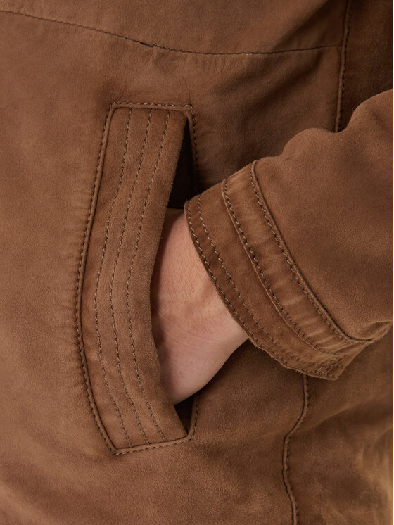 Milestone Milestone Odinė striukė Elias 611613 60740 Smėlio Regular Fit