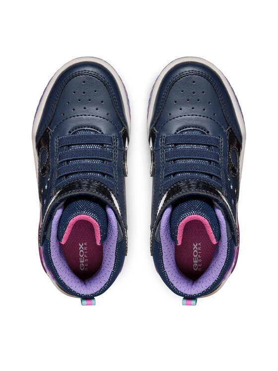 Geox Geox Sneakersy J Inek Girl J46ASB 0BCKC C4243 D Tmavomodrá