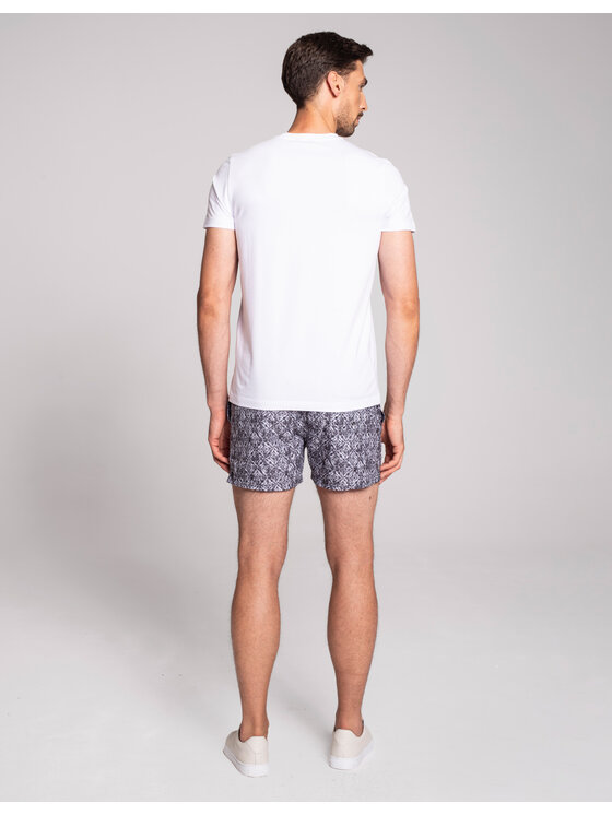 Borgio Borgio Szorty kąpielowe follonica Szary Slim Fit