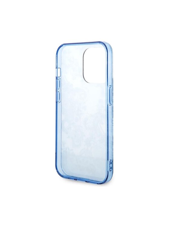 Guess Guess Etui na telefon Porcelain Collection Niebieski