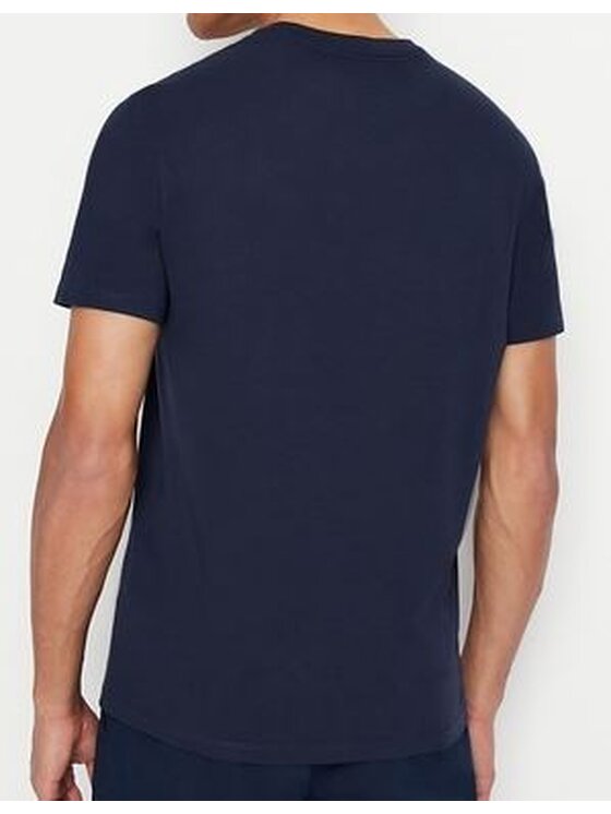 Armani Exchange Armani Exchange T-Shirt 3LZTHD ZJH4Z 15BA Niebieski Regular Fit
