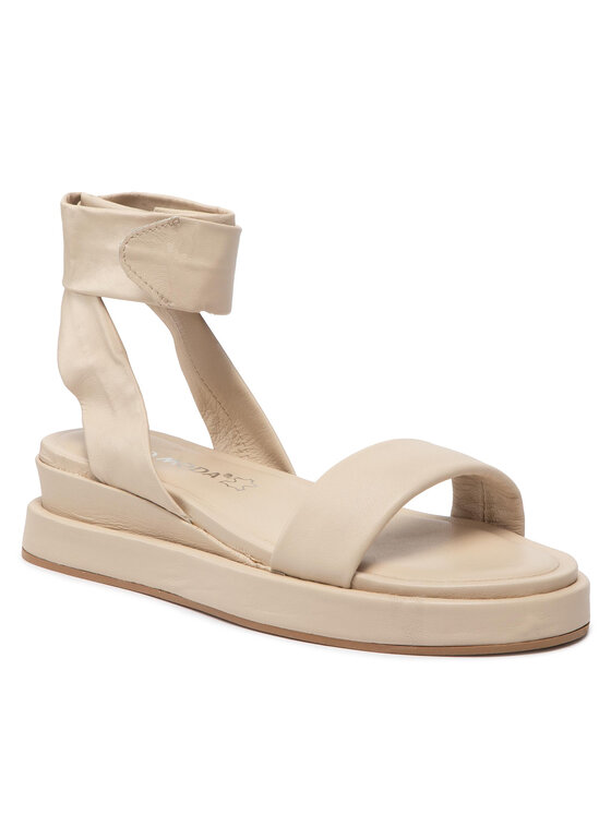 Vero Moda Sandali Vmlay Leather Sandal 10265513 Beige