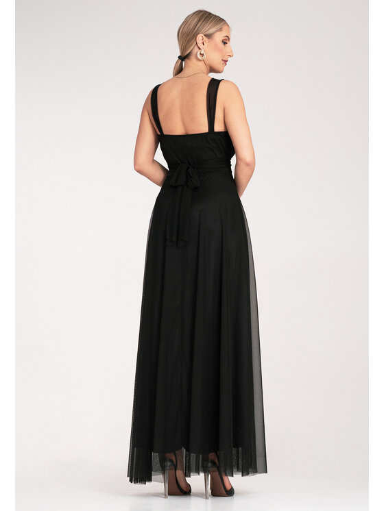 FIGL FIGL Abito da sera M1171 Nero Flared Fit