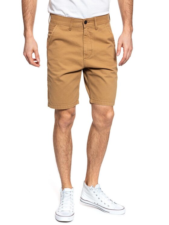 Lee Lee Pantaloncini di tessuto CARPENTER SHORT Marrone Regular Fit