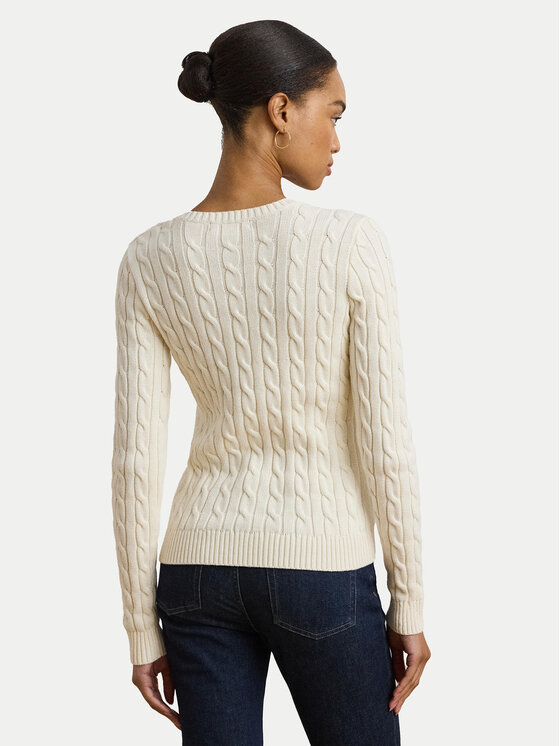 LAUREN RALPH LAUREN Lauren Ralph Lauren Sveter 200932223002 Écru Slim Fit