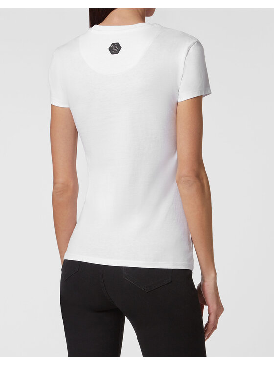 PHILIPP PLEIN PHILIPP PLEIN T-Shirt 8273 Biały Regular Fit