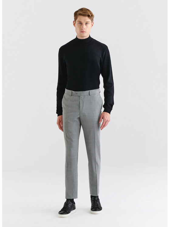 Pako Lorente Pako Lorente Spodnie garniturowe P23SF-6G-011 Szary Slim Fit