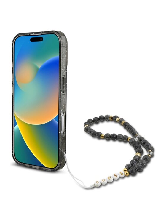 Guess Guess Etui na telefon Apple iPhone 16 Czarny