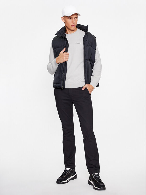 Boss Pullover Momentum-X_Cn 50498559 Grau Regular Fit | Modivo.de