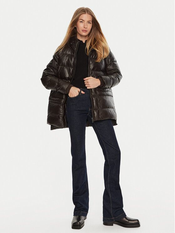 Serge Pariente Serge Pariente Usnjena jakna Warm Rjava Regular Fit