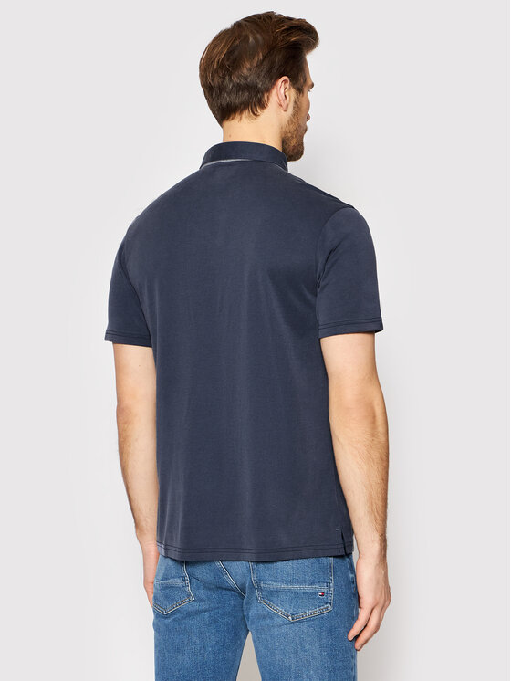 Columbia Columbia Polo Nelson Point 1772721 Granatowy Regular Fit