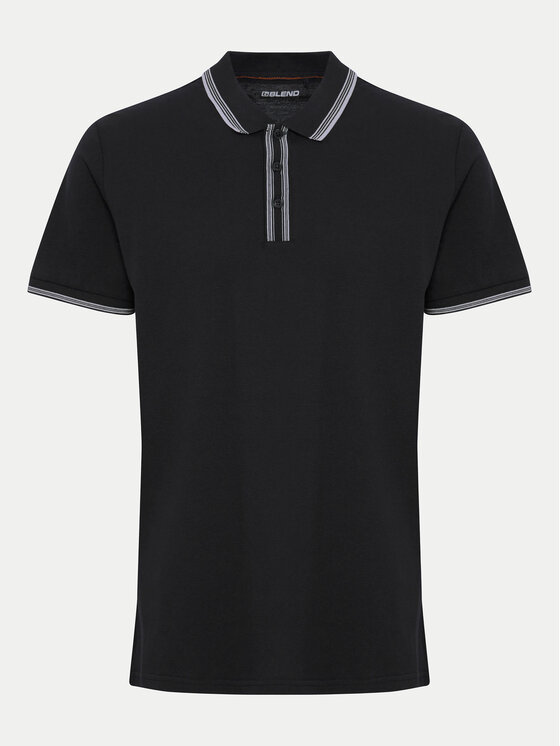 Blend Blend Polo majica 20716474 Črna Regular Fit
