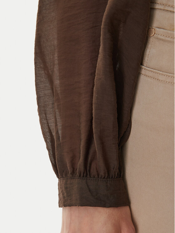 Guess Guess Блузка W6GH28 W1844 Коричневий Regular Fit