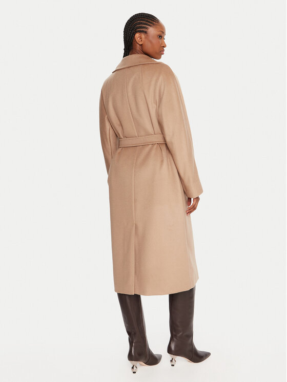 Weekend Max Mara Weekend Max Mara Villane mantel Resina 2525016102 Beež Regular Fit