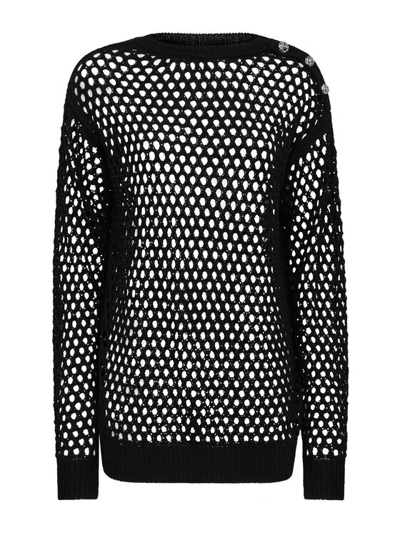 PHILIPP PLEIN PHILIPP PLEIN Sweter 5137 Czarny