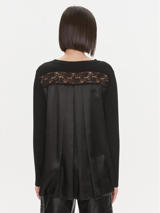 Liu Jo Liu Jo Bluse 5F3109 J5360 Schwarz Regular Fit
