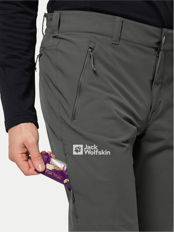 Jack Wolfskin Jack Wolfskin Outdoorové nohavice Activate Xt 1503755 Sivá Regular Fit