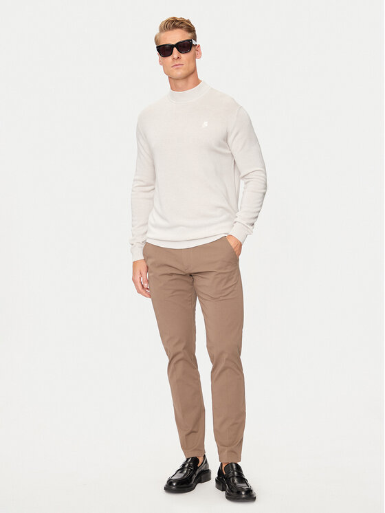KARL LAGERFELD KARL LAGERFELD Dolčevita 655002 544399 Bež Regular Fit