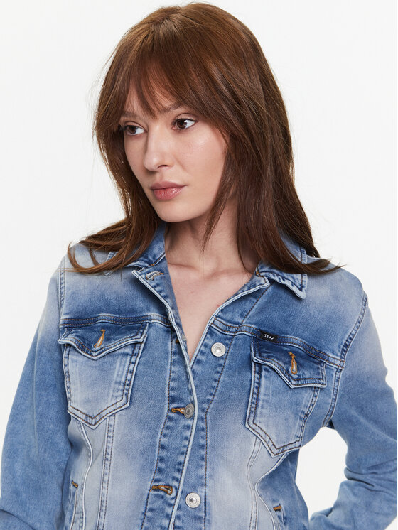 LTB LTB Geacă de blugi Dean X 60304 15445 Albastru Slim Fit