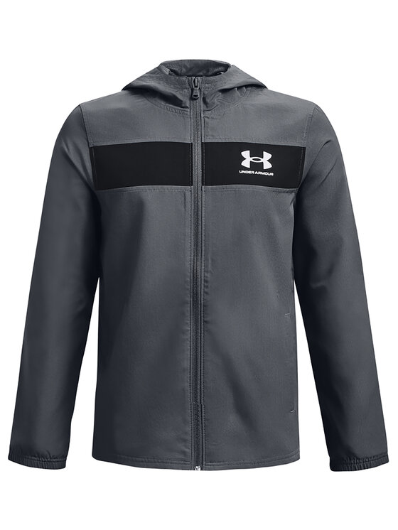 Under Armour Giacca di transizione UA SPORTSTYLE WINDBREAKER 1370183 Grigio Regular Fit Modivo