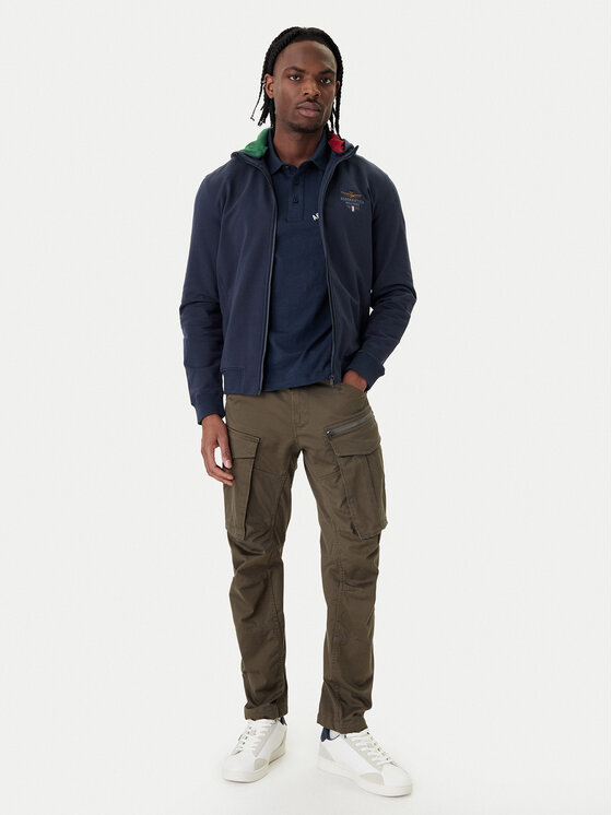 Aeronautica Militare Aeronautica Militare Mikina 261FE2097UF00674 Tmavomodrá Regular Fit