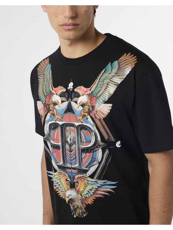 PHILIPP PLEIN PHILIPP PLEIN T-shirt 29023 Nero Regular Fit