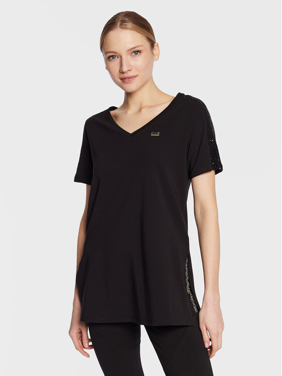 T-shirt 3RTT43 TJDZZ 1200 Nero Regular Fit