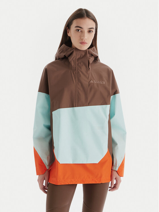 adidas adidas Анорак Terrex Xploric 2.5L JL9813 Цветен Loose Fit