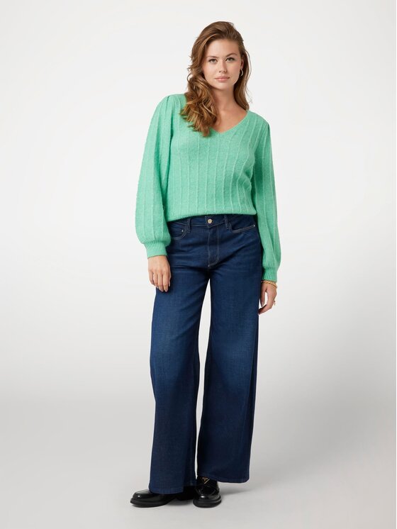 Guess Guess Sweter 169465 Zielony Classic Fit
