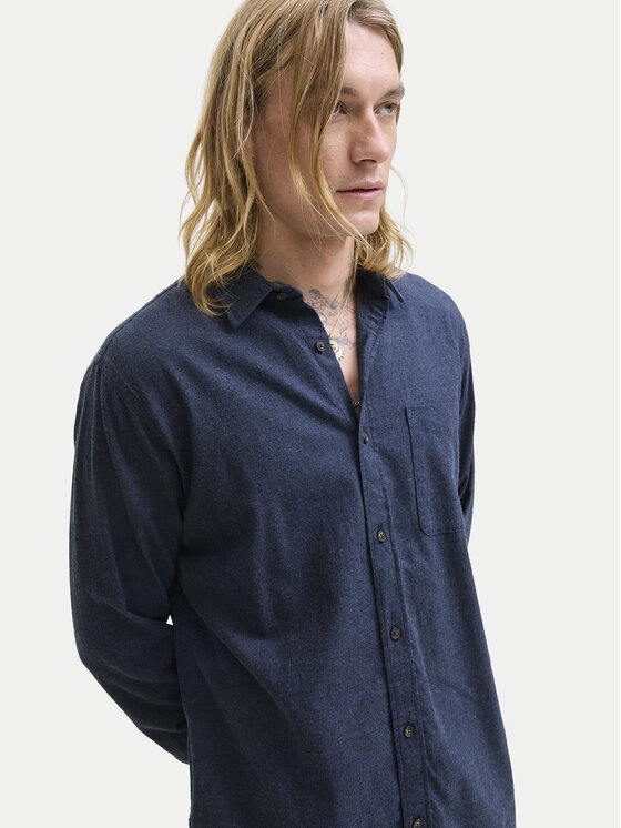 Jack&Jones Jack&Jones Cămașă Classic Melange 12278416 Bleumarin Regular Fit