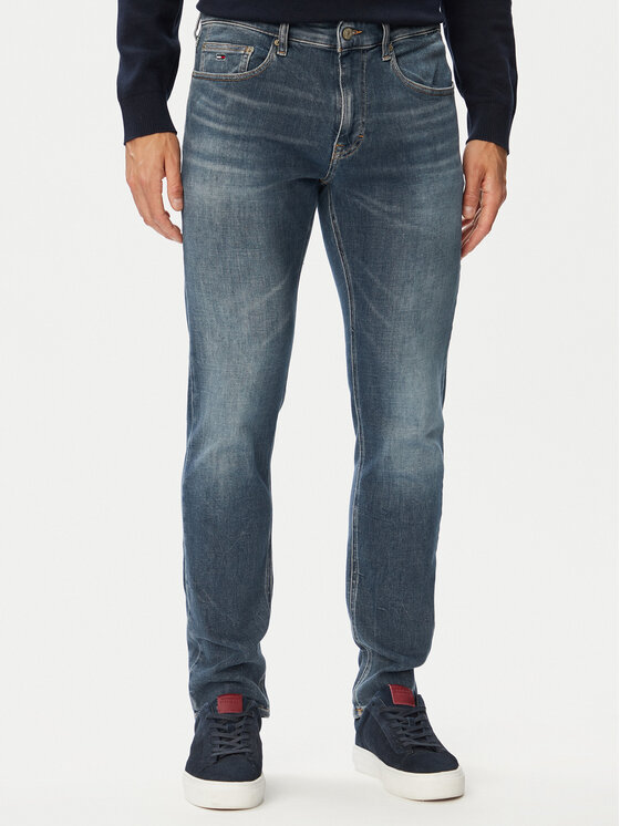 Tommy Jeans Blugi Scanton DM0DM233461 Albastru Slim Fit