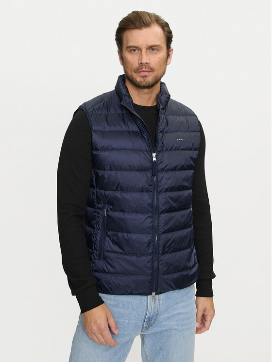 Gant Telovnik 7006299 Mornarsko Modra Regular Fit