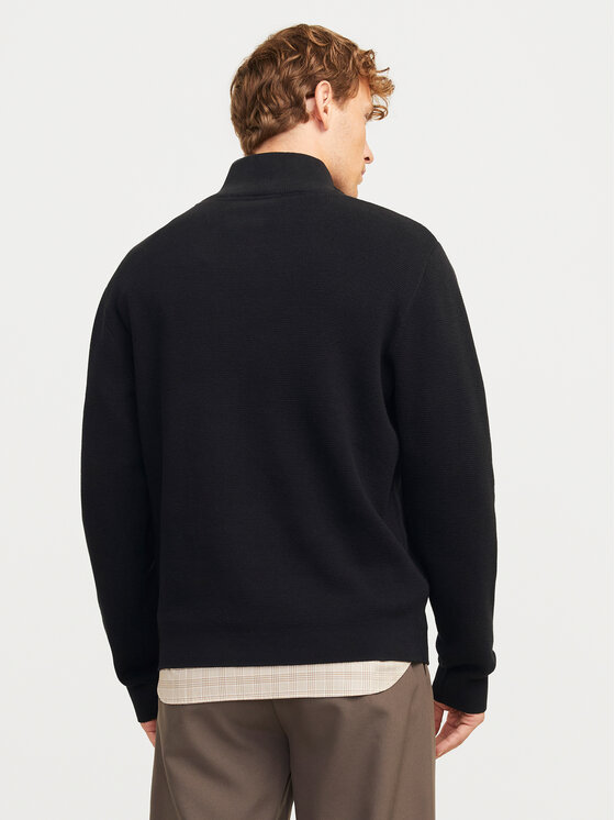Jack&Jones Jack&Jones Megztinis Milano 12259664 Juoda Relaxed Fit