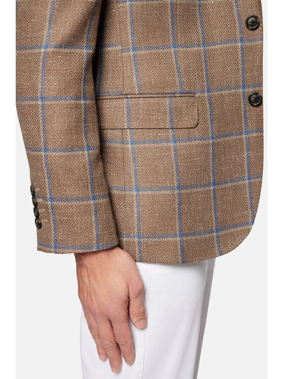 Lancerto Lancerto Marynarka Fresno MA073124000004 Beżowy Slim Fit