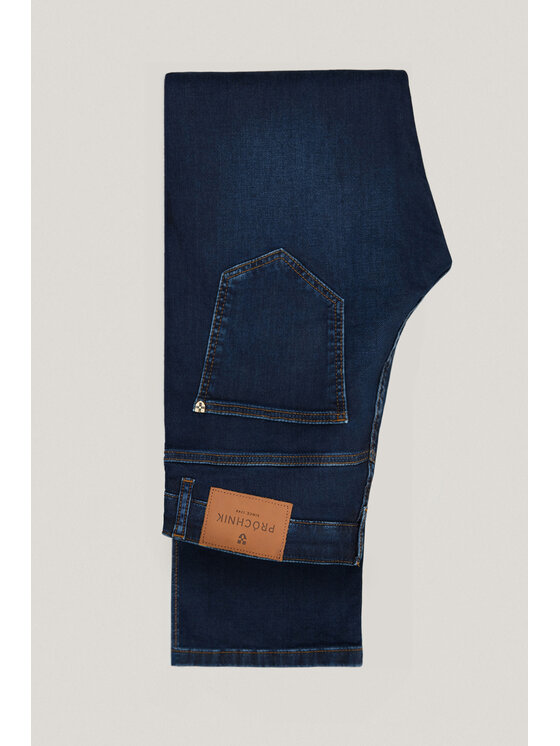 Próchnik Próchnik Jeansy PM10 SP113226000006 Granatowy Regular Fit