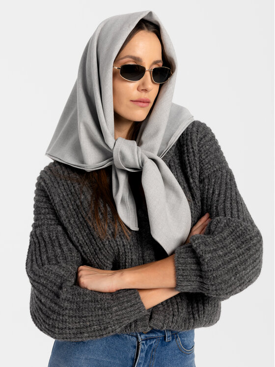 MANDRAGORA MANDRAGORA Foulard Omaro Grigio